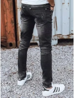 Pánské černé kalhoty FashionStreet UX3825