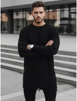 Pánský černý svetr FashionStreet WX1962