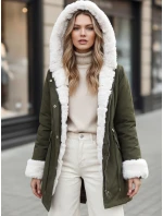 Dámská zimní bunda STARBURST zelená FashionStreet TY4763