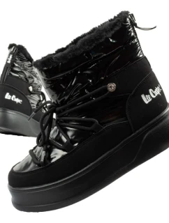 Lee Cooper dámská sportovní obuv zimní trekingová zateplená lakovaná dámské