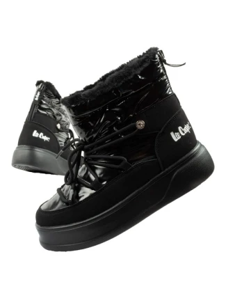 Lee Cooper dámská sportovní obuv zimní trekingová zateplená lakovaná dámské