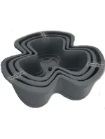 VERTIKÁLNÍ ZAHRADNÍ KAŠTANOVÝ JEZÍREK - ANTHRACITE dětské