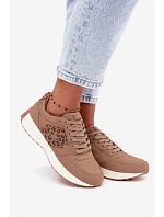 Dámské sportovní boty LOTTO 2401931U CALENTO hnědé s leopardím vzorem Dámské sportovní boty LOTTO 2401931U CALENTO hnědé s leopardím vzorem