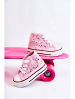 Dětské vysoké tenisky Pink Mona Dětské vysoké tenisky Pink Mona