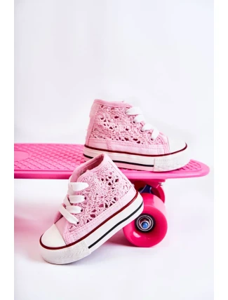 Dětské vysoké tenisky Pink Mona Dětské vysoké tenisky Pink Mona