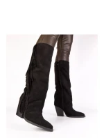 Kozačky na podpatku model 222054 Solea Kozačky na podpatku model 222054 Solea