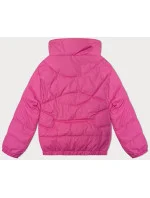 Růžová prošívaná bunda se stojáčkem Miss TiTi (2481)