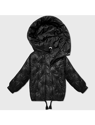 Nadměrná prošívaná bunda s kapucí Minority black (M2-6510-1)