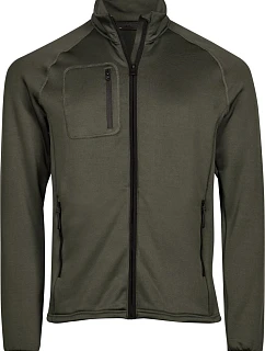 Tee Jays TJ 9100 Pánská strečová fleecová bunda 18.9100 deep green