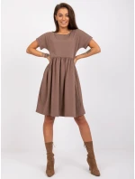 Šaty RV SK 5672.03P hnědé Šaty RV SK 5672.03P hnědé