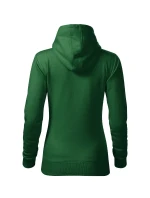 Cape mikina dámská lahvově zelená