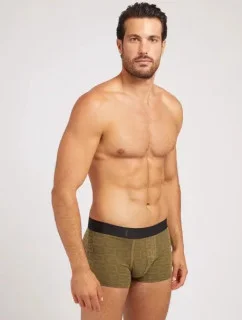 Pánské boxerky 3 pack U3BG01K6YW0 P84S černá/khaki - Guess