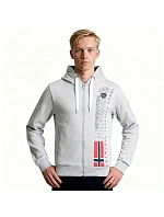 Geographical Norway Fogora DB 100 M WZ3066H/GN-Síťovaná šedá mikina