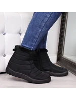 Nepromokavé sněhové boty na zip NEWS W EVE181A černé Nepromokavé sněhové boty na zip NEWS W EVE181A černé