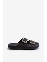 Dámské gumové pantofle ZAXY JJ285058 Černé