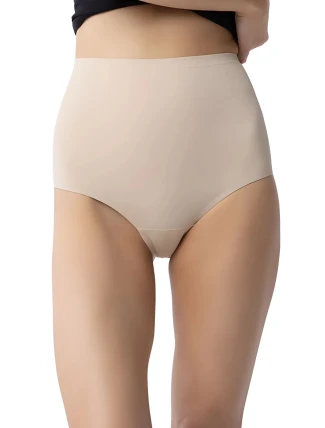 Dámské kalhotky Amber maxi high beige - JULIMEX Dámské kalhotky Amber maxi high beige - JULIMEX