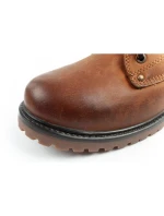 Wrangler Yuma pánské boty sable boots smart leather hnědá bílá