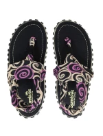 Gumbies - dámské žabky Slingback - BLACK SWIRLS