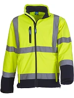 Yoko HVK 09 Hi-Vis softshellová bunda 79.VK09 hi vis yellow/navy