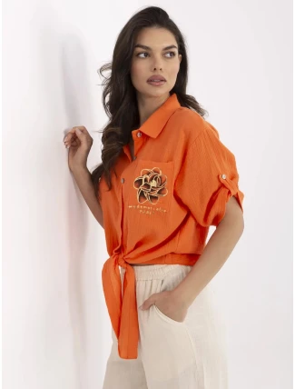 DHJ košile KS 8595 1.66 oranžová DHJ košile KS 8595 1.66 oranžová