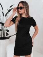 Dámské pruhované mini šaty RIBBINA černé FashionStreet EY2581