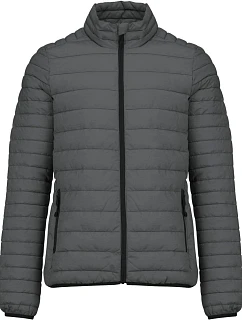 Kariban K 6120 Lehká pánská prošívaná bunda 20.6120 marl dark grey