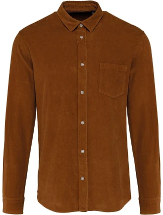 Kariban K 599 Manšestrová košile s dlouhým rukávem 20.K599 washed brandy Kariban K 599 Manšestrová košile s dlouhým rukávem 20.K599 washed brandy