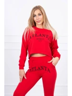 Atlanta tištěná sada červená Atlanta tištěná sada červená