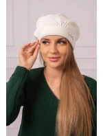 Dámská čepice Maryna K407 ecru Dámská čepice Maryna K407 ecru