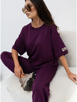 Sada RV KMPL A1290.94 tmavě fialová