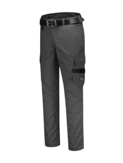 Work Pants Twill pracovní kalhoty unisex tmavě šedá