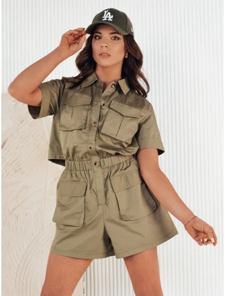 Khaki kombinéza BROST FashionStreet EY2458