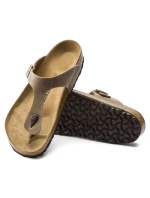 Dámské žabky Birkenstock Gizeh Oiled Leather Tabacco Brown Narrow (0943813) dámské Dámské žabky Birkenstock Gizeh Oiled Leather Tabacco Brown Narrow (0943813) dámské