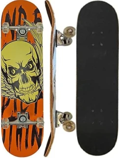 DŘEVĚNÝ SKATEBOARD LEBKA NEJLEPŠÍ SPORTOVNÍ