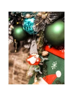 DEKORATIVNÍ PANENKA S TAŠKOU ČERVENÁ DÍVKA 7,5 CM