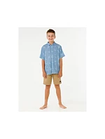 Chlapecká košile RIP CURL Eternal Shred Ss Shirt-Boy, modrá Chlapecká košile RIP CURL Eternal Shred Ss Shirt-Boy, modrá