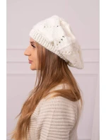 Dámská čepice Sofia K369 ecru