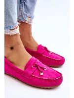Klasické semišové mokasíny Fuchsie Good Time Klasické semišové mokasíny Fuchsie Good Time