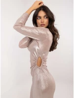 Šaty DHJ SK 18169.76 béžové Šaty DHJ SK 18169.76 béžové