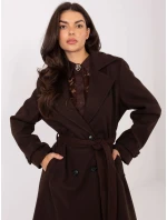 Kabát IT EN 97035.08P tmavě hnědý