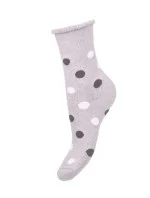 Ponožky Milena 0118 Grochy Frota Zimní dámské ponožky bez tlaku 37-41