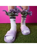 Žabky do bazénu basic plain fialové KUBKBB-SS24-02-10