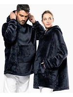 Kariban K 410 Loungewear Sherpafleece mikina s kapucí 20.K410 night navy Kariban K 410 Loungewear Sherpafleece mikina s kapucí 20.K410 night navy