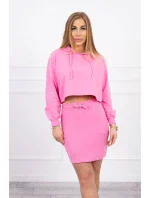 Souprava halenky se sukní světle růžová Souprava halenky se sukní světle růžová