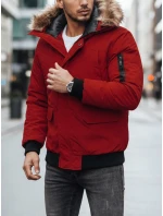 FashionStreet pánská bordó zimní bunda TX4309