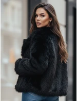 Dámský krátký černý kožich ZARAFIA FashionStreet TY5117z
