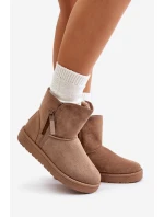 Dámské Sněhule Big Star OO274A165 Béžové Dámské Sněhule Big Star OO274A165 Béžové