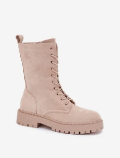 Dámské workery zateplené béžové Marvielle