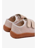 Dětské barefoot pantofle Froddo Canvas G1700440-1 Zlaté Dětské barefoot pantofle Froddo Canvas G1700440-1 Zlaté