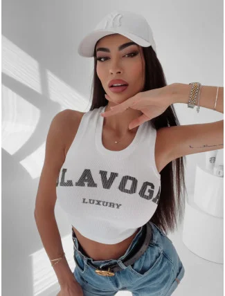 Dámský top 278026 bílý - Ola Voga Dámský top 278026 bílý - Ola Voga